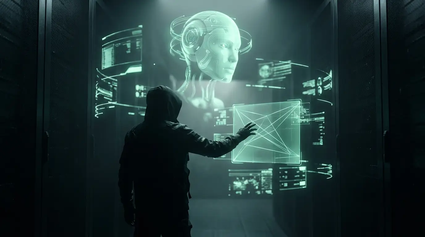 Una persona interagisce con un assistente AI: lo strumento accelera, la persona decide
